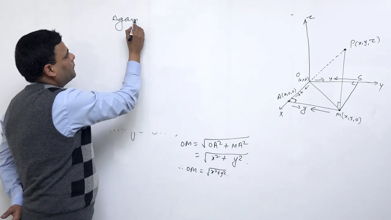 Class 12  Maths Co ordinates in space part 1