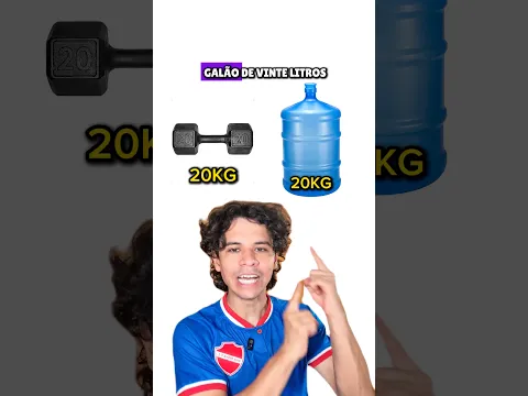 Quanto pesa um galão de água????