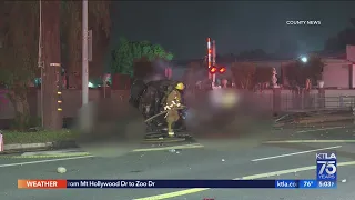 3 killed 4 injured in fiery Orange County crash