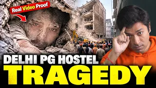🚨 Delhi PG Building COLLAPSE | Eyewitness Truth Behind Satya Niketan Incident Exposed | VR Raja