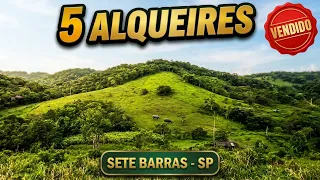 Sítio 5 alqueires Pastagem, Frutíferas e Nascentes em Sete Barras, SP R$: 330 mil Willian Ricardo