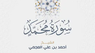 سورة محمد للشيخ أحمد العجمي دندنها