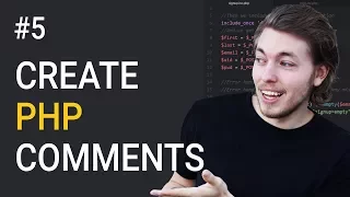 5 How to Write Comments in PHP PHP Tutorial Learn PHP Programming PHP for Beginners