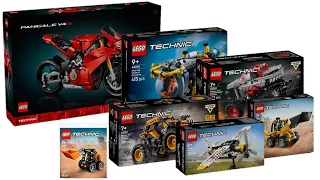 All LEGO Technic sets January 2025 Compilation/Collection Speed Build