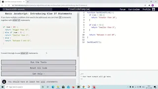 Lesson 70 - Introducing else if statement