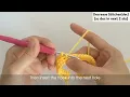 8 Left-handed How to decrease dec single crochet