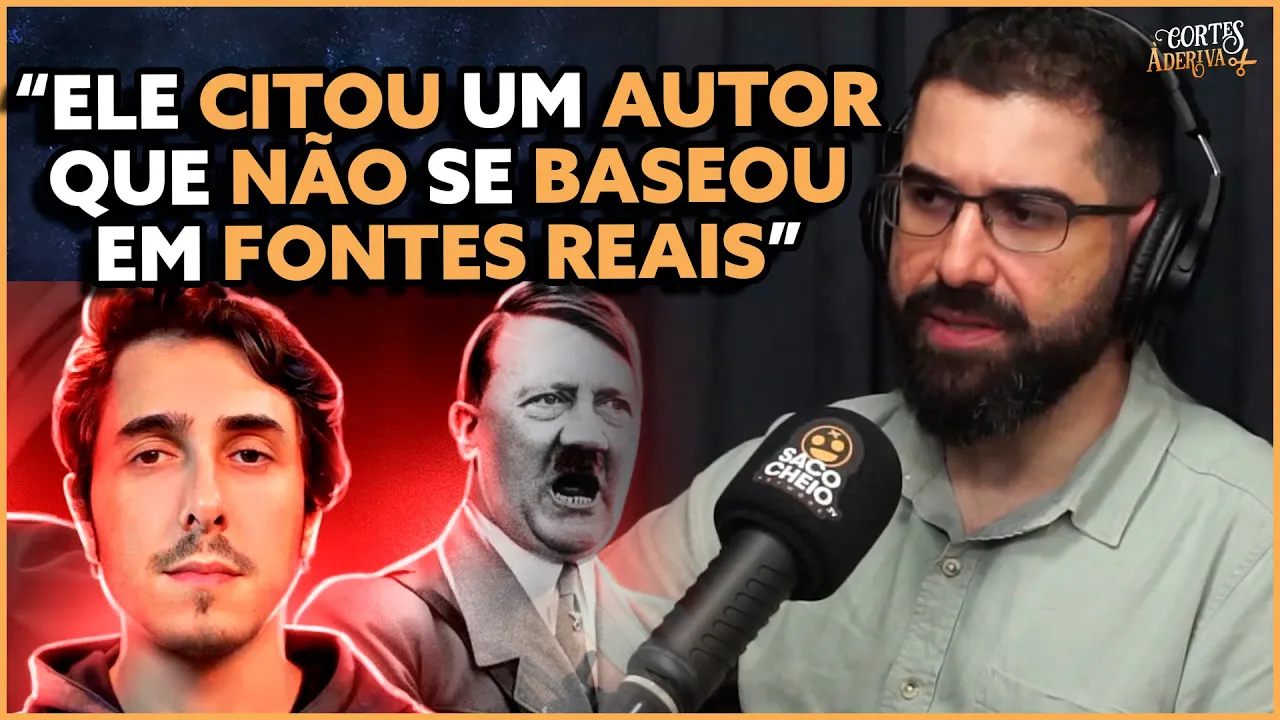 CONVIDADO REBATE VÍDEO DE CASTANHARI SOBRE NAZISM0  | À Deriva Podcast