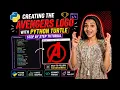 Creating the Avengers Logo with Python Turtle Step by Step Tutorial