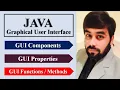 Java Graphical User Interface GUI Component Properties Java Functions Java Methods GUI