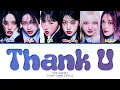 Download Lagu IVE Thank U Lyrics (Color Coded Lyrics)