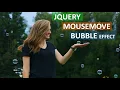JQUERY Mousemove Bubbles Effect