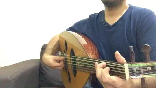 كتبتك غنوة على بابي عزف عود دندنها