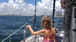 Sailing From Hogsty Reef to Fort Lauderdale Florida