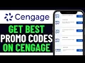 HOW TO FIND BEST CENGAGE COUPON CODE CENGAGE PROMO CODE 2026