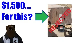 Stupid Prices on Craigslist Table Saw Edition