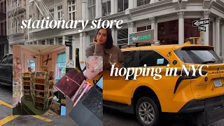 a perfect rainy day in nyc stationary stores books journal eco system