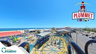 NEW FOR 2026 Point Plummet on-ride 5K POV - Jenkinson s Boardwalk NJ