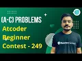 Prob A - C Just K Atcode Beginner Contest 249