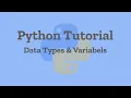 Python Tutorial TIpe Data dan Variabel