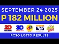 Download Lagu Lotto Result Today 9pm PCSO September 24 2025