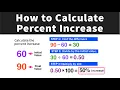 Calculating Percent Increase in 3 Easy Steps