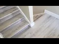 LifeProof Vinyl Flooring Stair Tread Installation - Home Depot Product