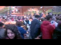 Crazy people at the queue in supermarket