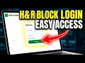 How to login to H R Block MyBlock account - Easy Access