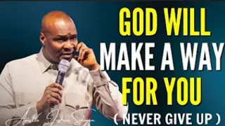 god will make a way for you by apostle joshua selman