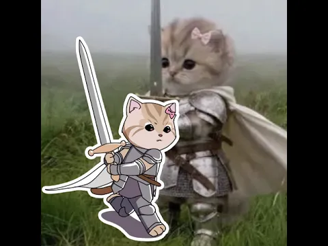 knight kitten run cycle