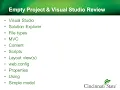 IT-218 Visual Studio Introduction and Blank Project Review