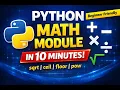 Python Math Module Explained in Tamil Easy Examples for Beginners