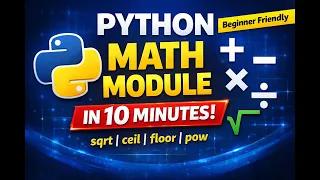 Python Math Module Explained in Tamil Easy Examples for Beginners