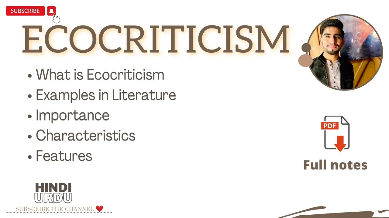 Ecocriticism | ecocriticism in Literature | introduction to Literary theories
