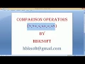 VB NET In Urdu 45 - Using Comparison Operators in Visual Basic