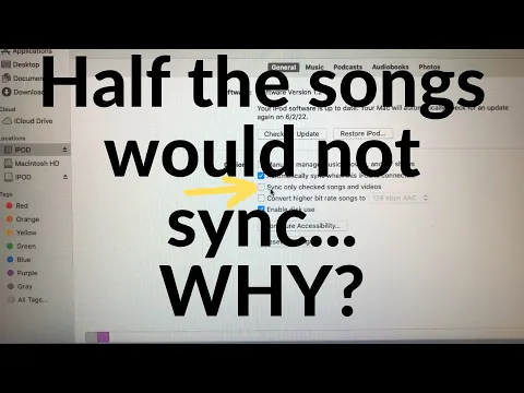 Download MP3 Half of Music playlist would not synchronize with iPod/iPhone. Super simple reason and solution here