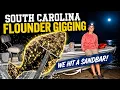 Flounder Gigging in South Carolina We ran aground in Georgetown