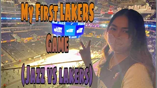 My first LAKERS GAME in STAPLES CENTER 2021
