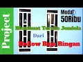 Lagu CARA MEMBUAT TERALIS JENDELA MINIMALIS DARI HOLLOW BAJA RINGAN || how to make a window trellis