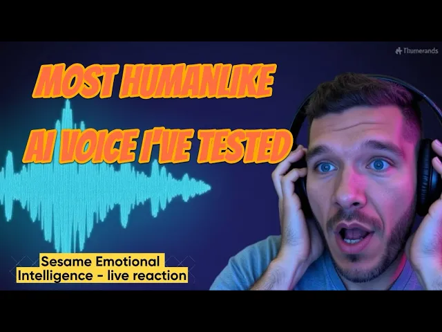Thumbnail for Blind Reaction to Sesame's Conversational Voice Models Maya and Miles