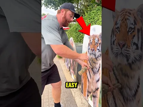 Powerlifter Tests His Strength Against Wild Animals! 😱🐅 #shorts
