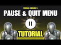 How to Create a Simple Pause and Quit Menu in Unreal Engine 5