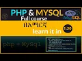 PHP and MYSQL Database full course in Amharic Learn PHP and MYSQL
