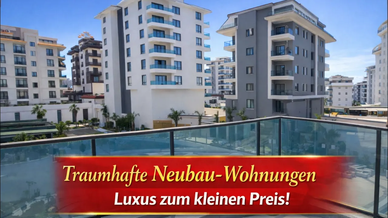New-Build 1+1 Apartment in Mahmutlar