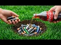 I Poured AA Batteries and Coca-Cola into a Hole Half the World Will Be Amazed