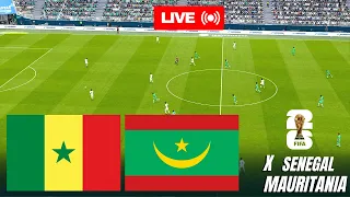 🔴 SENEGAL 🆚 MAURITANIA — ⚽FIFA World Cup 26 African Qualifiers | Match Simulation | eFootball PES21