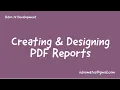 51 How To Create PDF Reports In Odoo Odoo Qweb Tutorials Creating PDF Reports Odoo Reporting