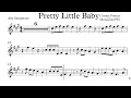 Download Lagu Pretty Little Baby Alto Saxophone Play Along Sheet Music