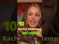 Lagu TOP10 Rachel McAdams best Movies