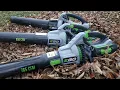 EGO 56V Leaf Blower Head to Head - 765 CFM Blower Comparison